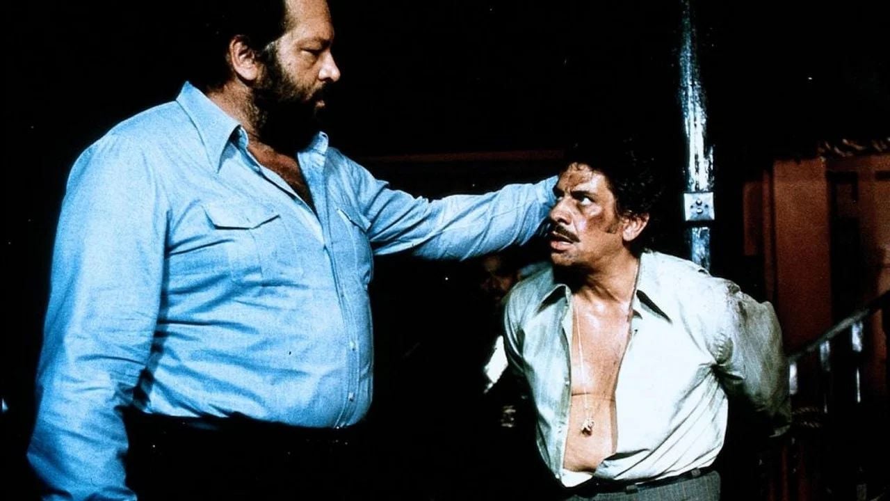 Plattfuß räumt auf : Bild Bud Spencer, Al Lettieri