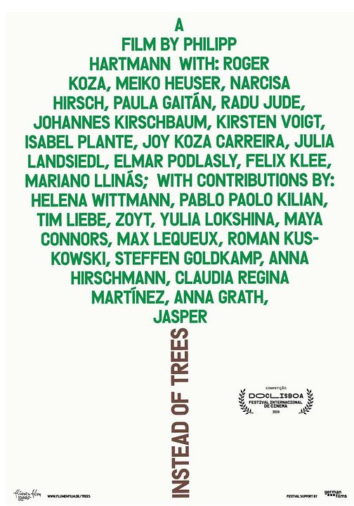 Anstatt Bäumen : Kinoposter