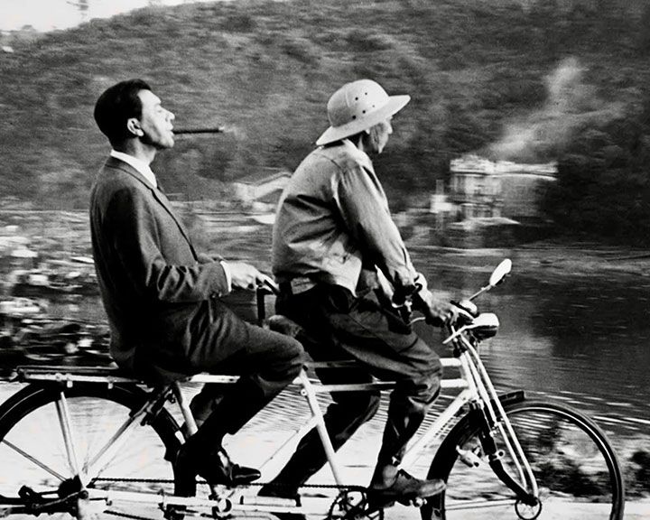 Monokel lacht gelb : Bild