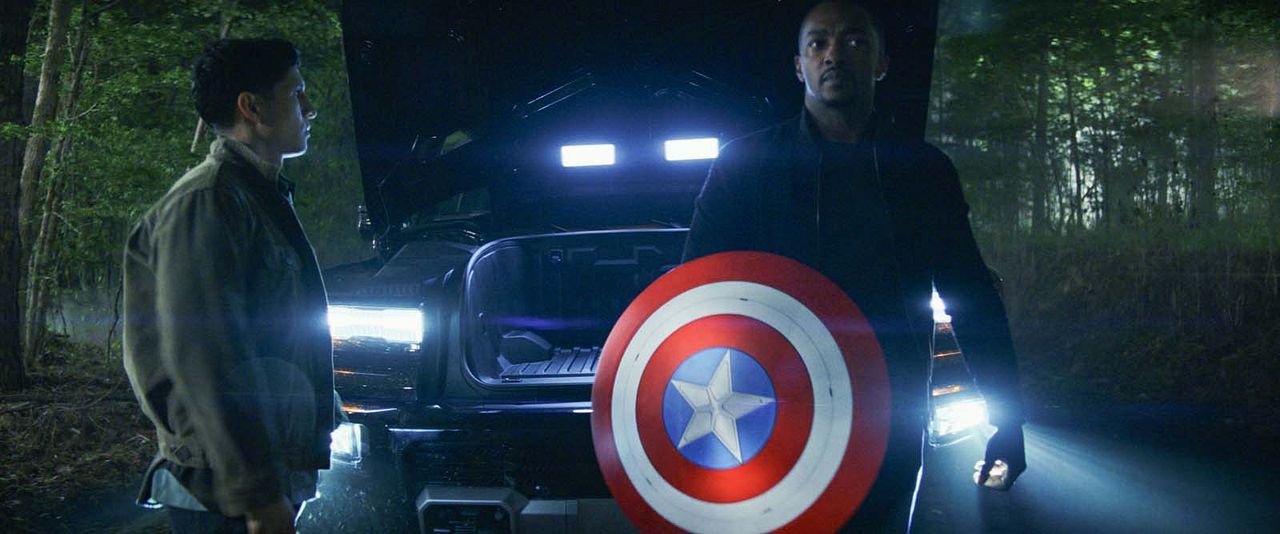 Captain America: Brave New World : Bild Danny Ramirez, Anthony Mackie