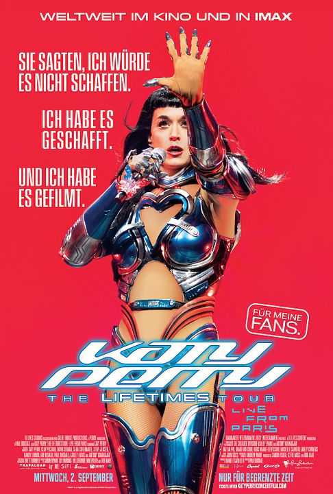 Katy Perry : The Lifetimes Tour - Live from Paris : Kinoposter