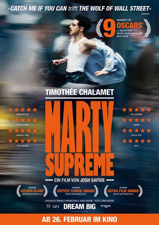 Marty Supreme : Kinoposter