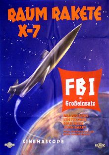 Raumrakete X-7 : Kinoposter