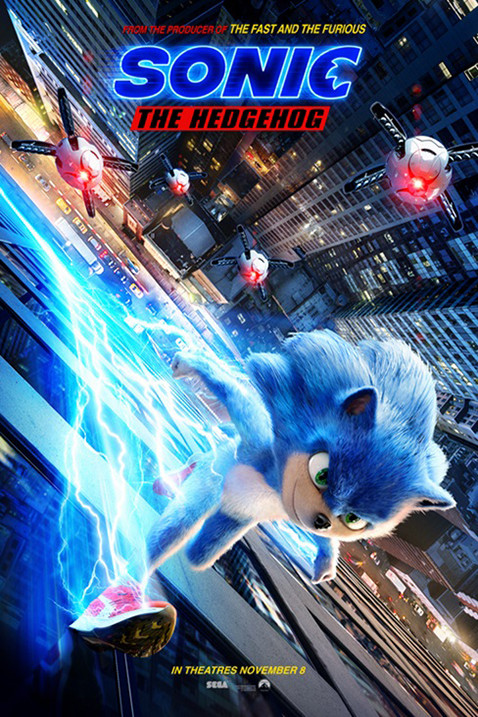 Sonic The Hedgehog : Kinoposter