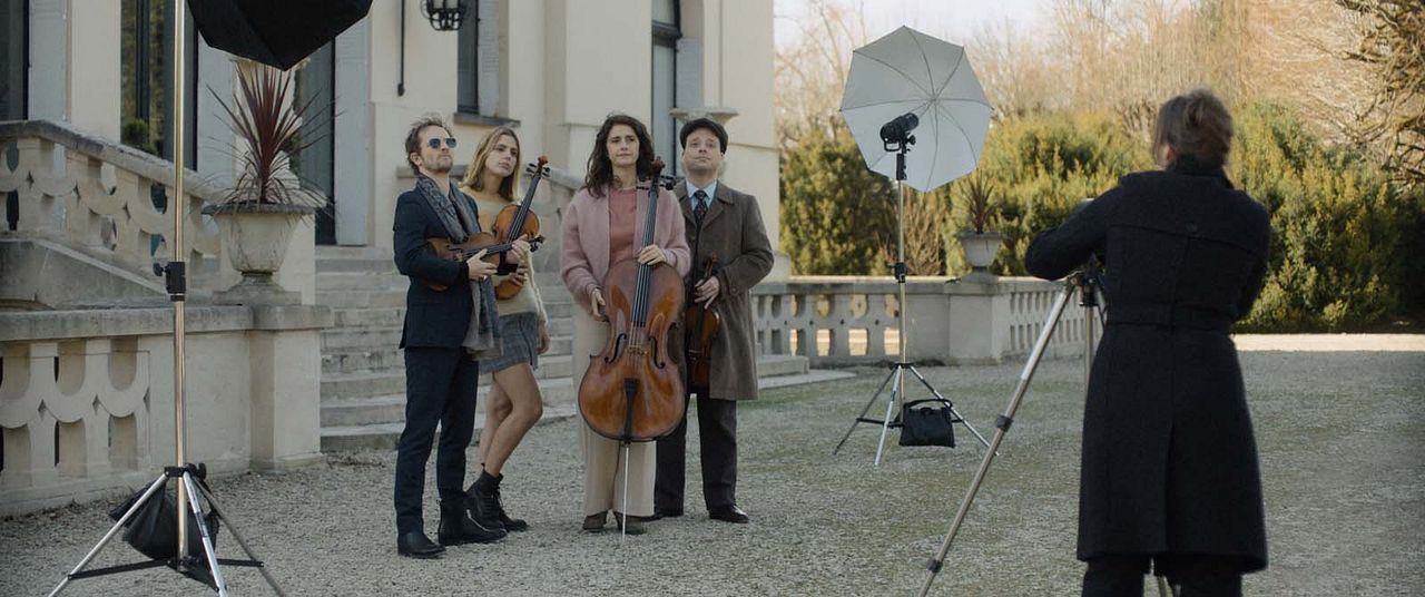 Der Klang der Stradivari : Bild Emma Ravier, Daniel Garlitsky, Marie Vialle, Mathieu Spinosi