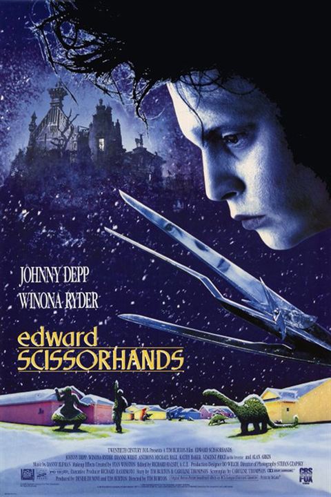Edward mit den Scherenhänden : Kinoposter