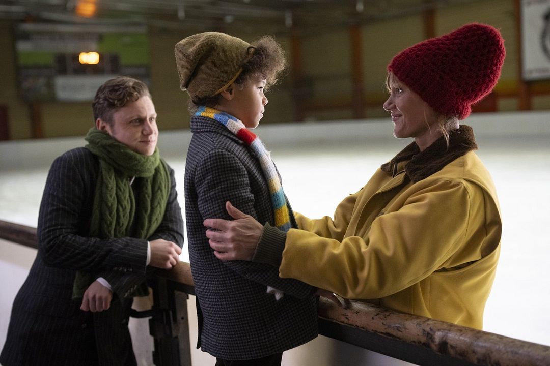 Nelly und das Weihnachtswunder : Bild Anna Schudt, Joah Lion Goetze, Rafael Gareisen