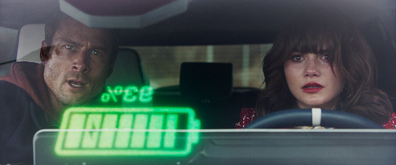 The Running Man : Bild Glen Powell, Emilia Jones