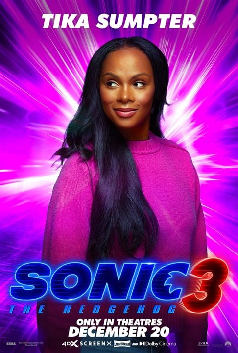 Sonic The Hedgehog 3 : Kinoposter