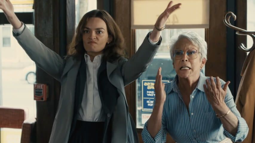 Ella McCay : Bild Emma Mackey, Jamie Lee Curtis