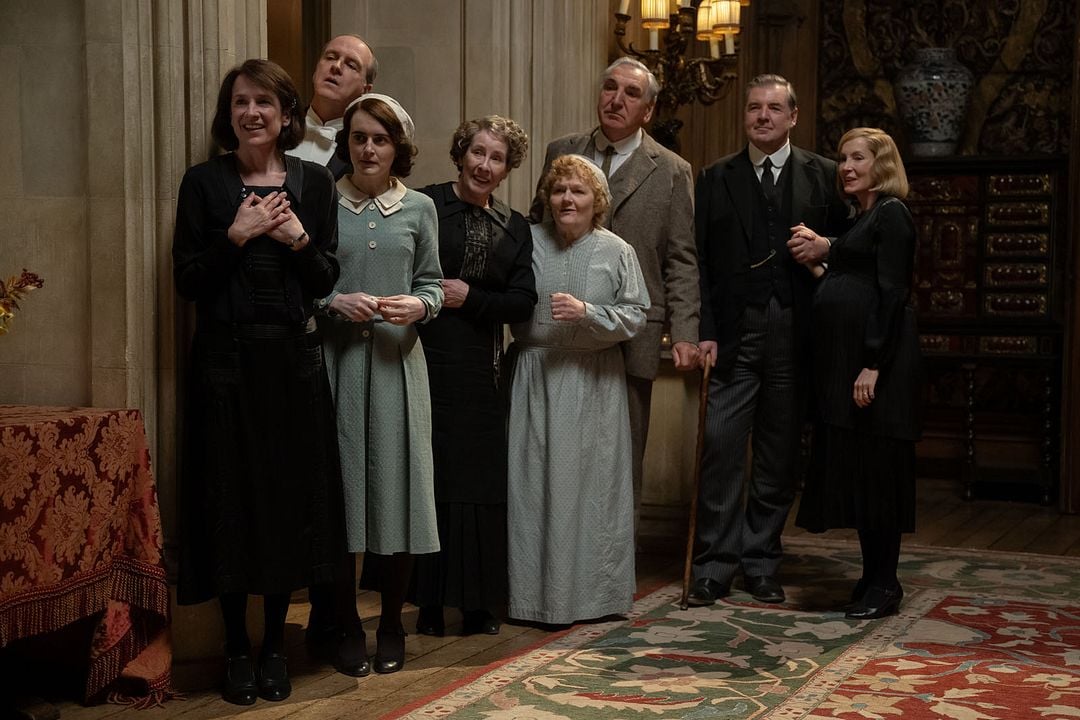 Downton Abbey: Das große Finale : Bild Lesley Nicol, Joanne Froggatt, Brendan Coyle, Phyllis Logan, Sophie McShera, Jim Carter, Kevin Doyle, Raquel Cassidy