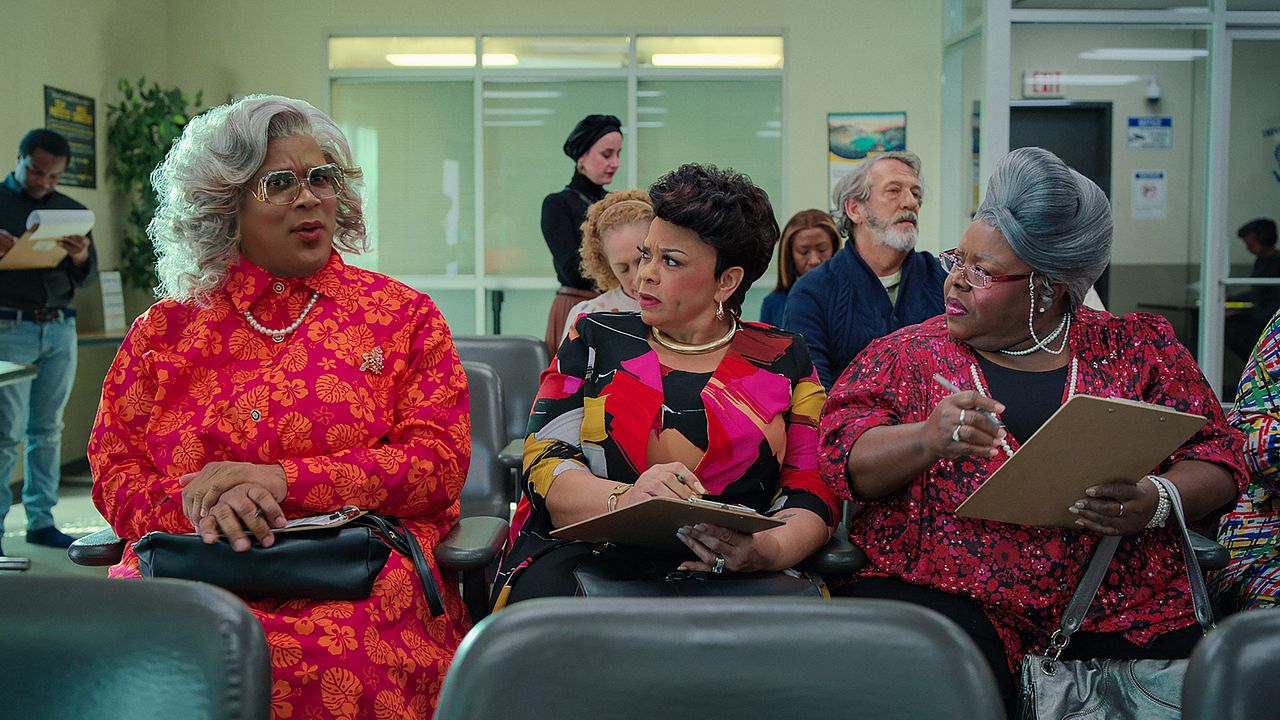 Tyler Perry's Madea's Destination Wedding : Bild Tamela Mann, Tyler Perry, Cassi Davis