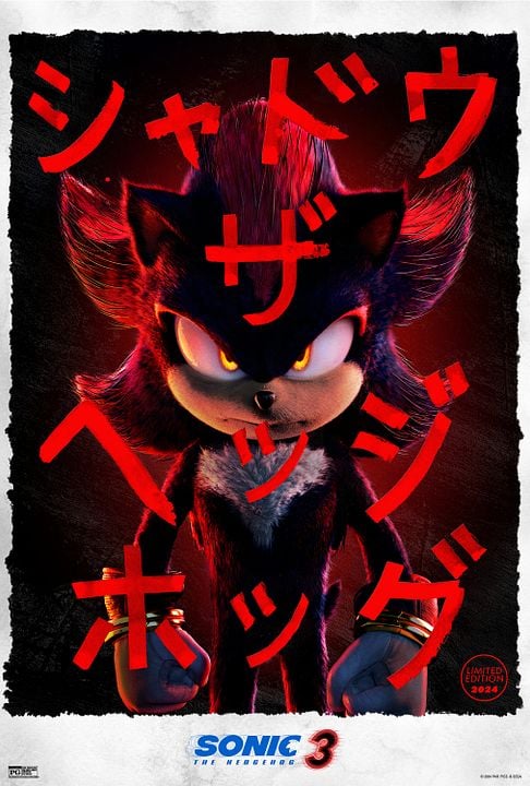 Sonic The Hedgehog 3 : Kinoposter