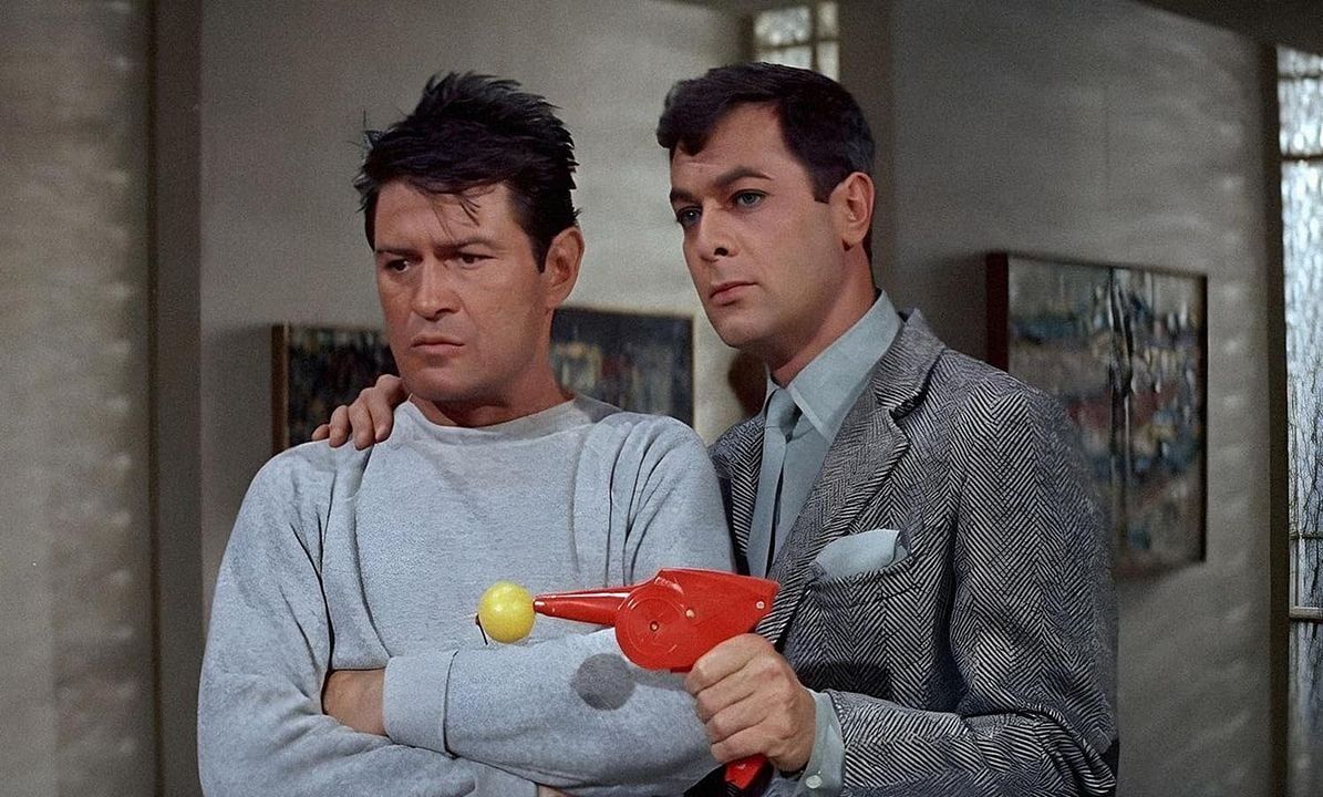 Ein Rucksack voller Ärger : Bild Larry Storch, Tony Curtis