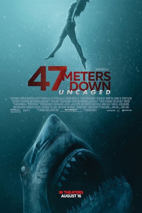 47 Meters Down: Uncaged : Kinoposter