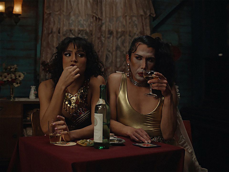 Der geheimnisvolle Blick des Flamingos : Bild