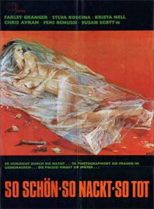 So schön, so nackt, so tot : Kinoposter