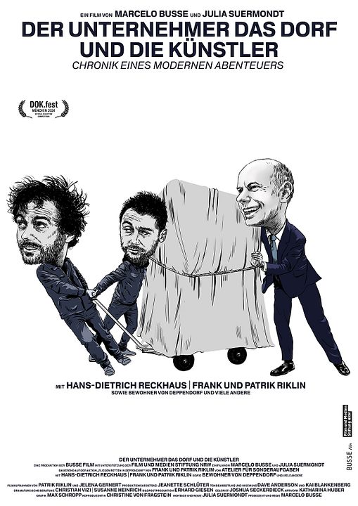 Der Unternehmer das Dorf und die Künstler : Kinoposter