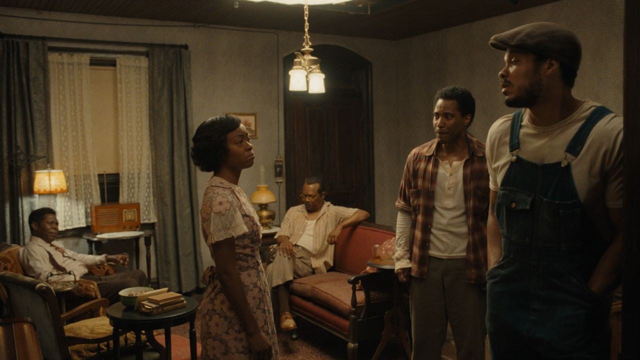 The Piano Lesson : Bild Michael Potts, Samuel L. Jackson, John David Washington, Ray Fisher, Danielle Deadwyler