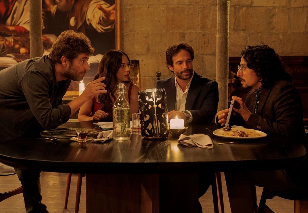 Im Kreis der Korruption : Bild Raúl Briones, Michel Brown, Osvaldo Benavides, Zuria Vega
