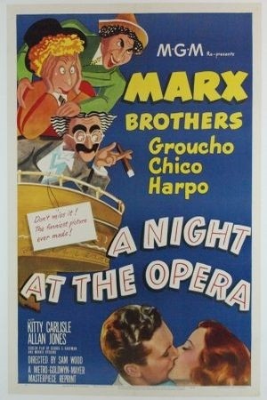 Die Marx Brothers in der Oper : Kinoposter
