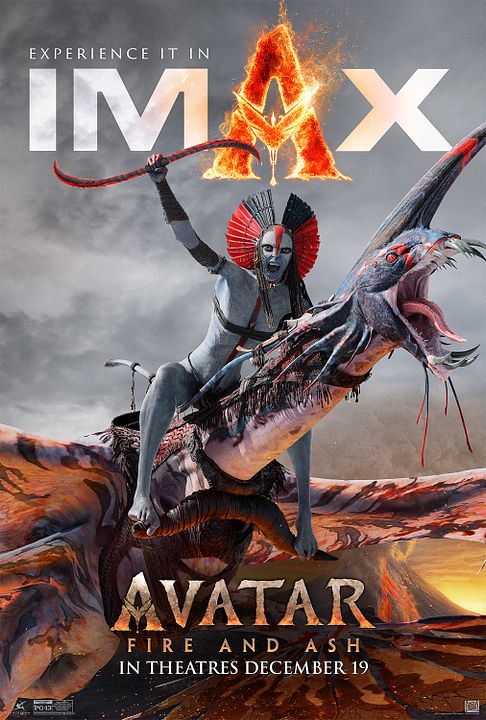 Avatar 3: Fire And Ash : Kinoposter