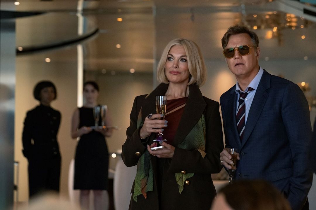 The Woman In Cabin 10 : Bild David Morrissey, Hannah Waddingham