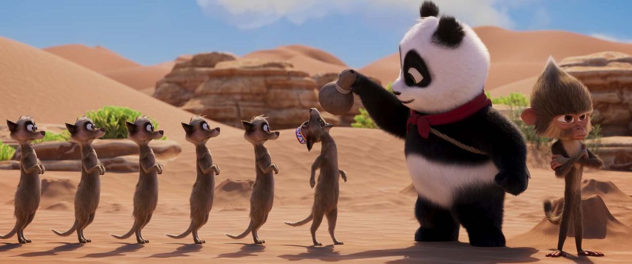 Der kleine Panda in Afrika : Bild