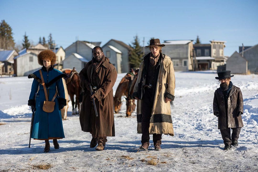 The Thicket: Jagd auf Cut Throat Bill  : Bild Levon Hawke, Peter Dinklage, Gbenga Akinnagbe, Leslie Grace