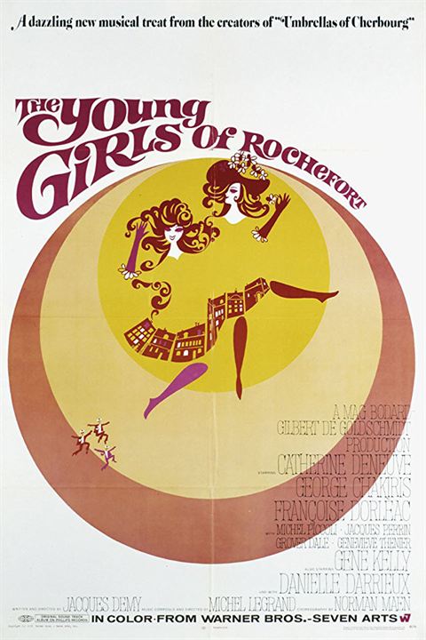 Die Mädchen von Rochefort : Kinoposter
