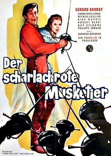 Der scharlachrote Musketier : Kinoposter