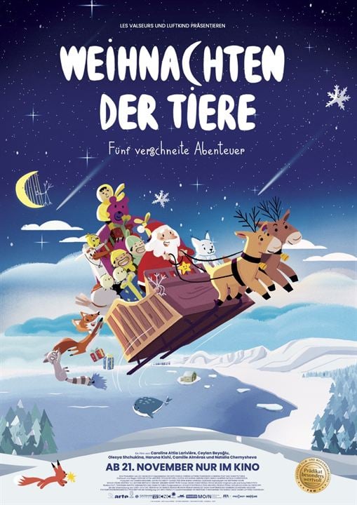 Weihnachten der Tiere : Kinoposter