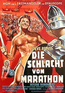 Die Schlacht von Marathon : Kinoposter