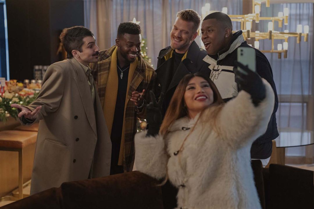 Meet Me Next Christmas : Bild Kevin Olusola, Scott Hoying, Mitch Grassi, Kirstin Maldonado