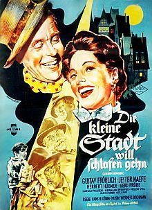 Die kleine Stadt will schlafen gehn : Kinoposter