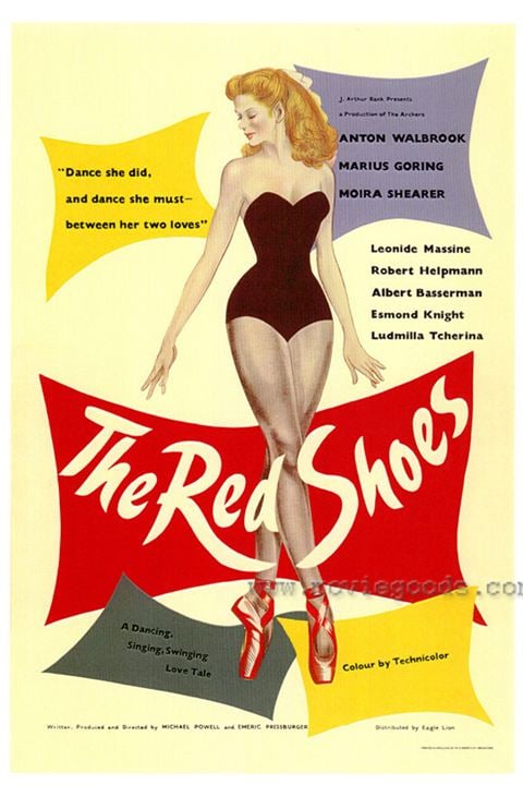 Die roten Schuhe : Kinoposter