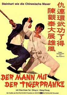 Der Mann mit der Tigerpranke : Kinoposter