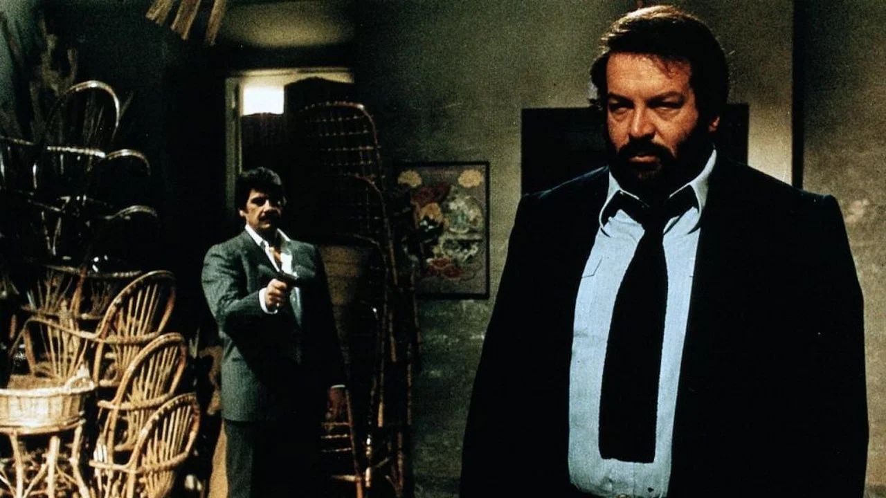 Plattfuß räumt auf : Bild Bud Spencer, Al Lettieri