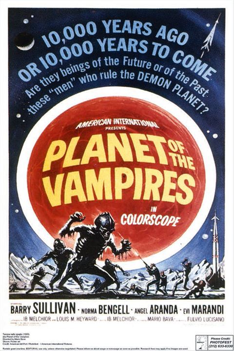 Planet der Vampire : Kinoposter