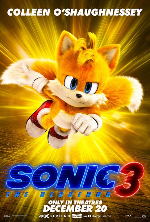 Sonic The Hedgehog 3 : Kinoposter