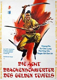 Die acht Drachenschwerter des gelben Teufels : Kinoposter