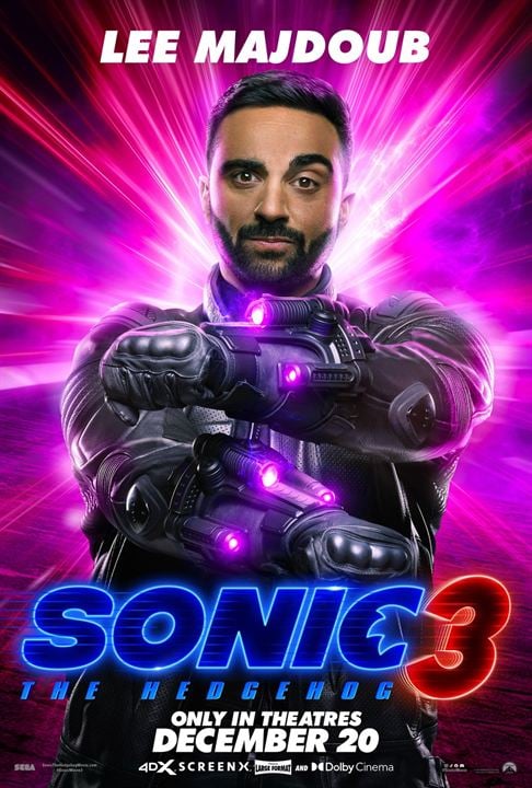 Sonic The Hedgehog 3 : Kinoposter