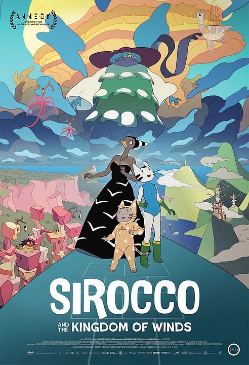 Sirocco et le royaume des courants d'air : Kinoposter