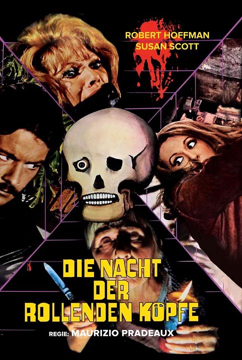 Die Nacht der rollenden Köpfe : Kinoposter