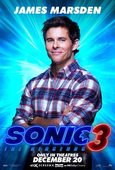 Sonic The Hedgehog 3 : Kinoposter