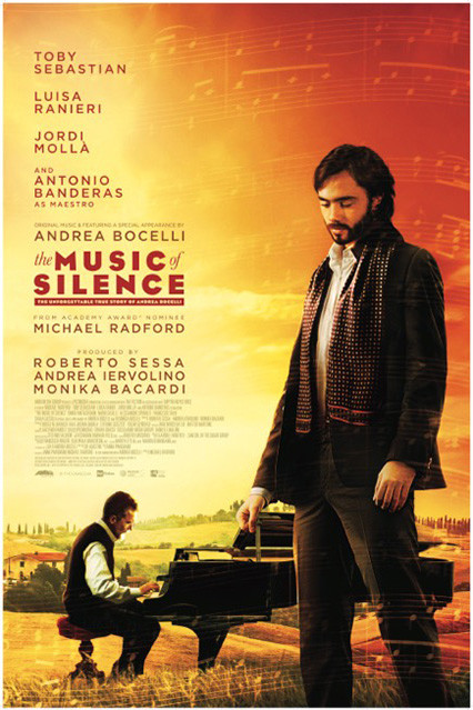 The Music Of Silence: Die einzigartige Lebensgeschichte von Andrea Bocelli : Kinoposter