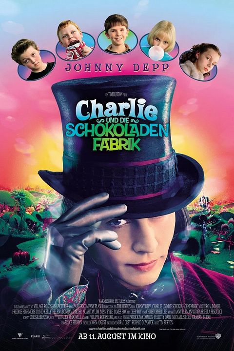 Charlie und die Schokoladenfabrik : Kinoposter