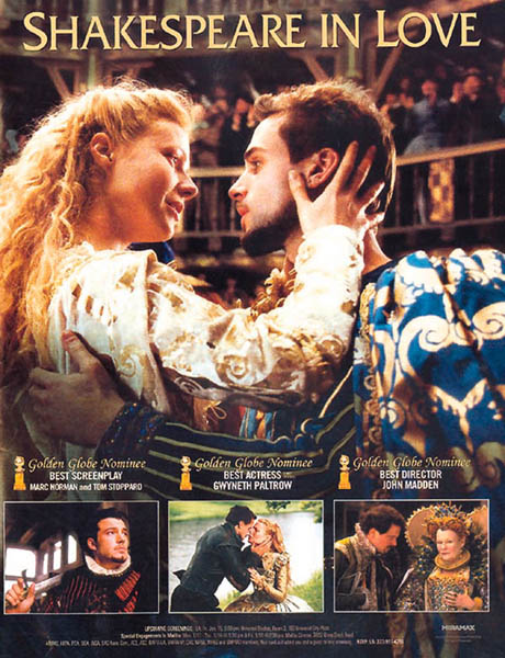 Shakespeare in Love : Kinoposter