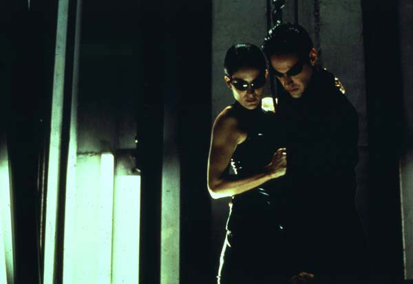 Matrix : Bild Carrie-Anne Moss, Keanu Reeves
