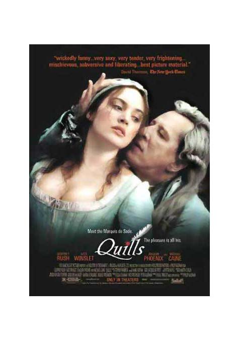 Quills - Macht der Besessenheit : Kinoposter Philip Kaufman